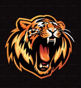 Brüllender Tiger